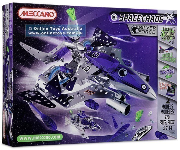 Meccano - Space Chaos - Silver Force - 7101 Destroyer
