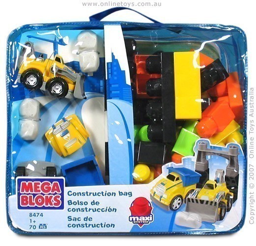 Mega Bloks 70 Piece Construction Bag