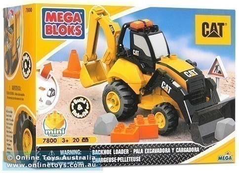 Mega Bloks - CAT - Backhoe Loader