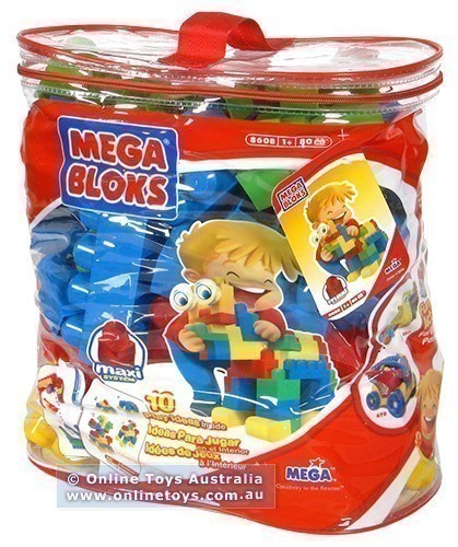 Mega Bloks Maxi System - 80 Piece