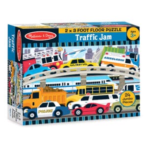 Melissa and Doug - 24 Piece Giant Floor Puzzle - Traffic Jam