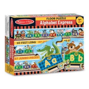 Melissa and Doug - 27 Piece Giant Floor Puzzle - Alphabet Express