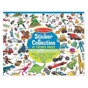 Melissa and Doug - 500 Sticker Collection - 10 Boy Themes