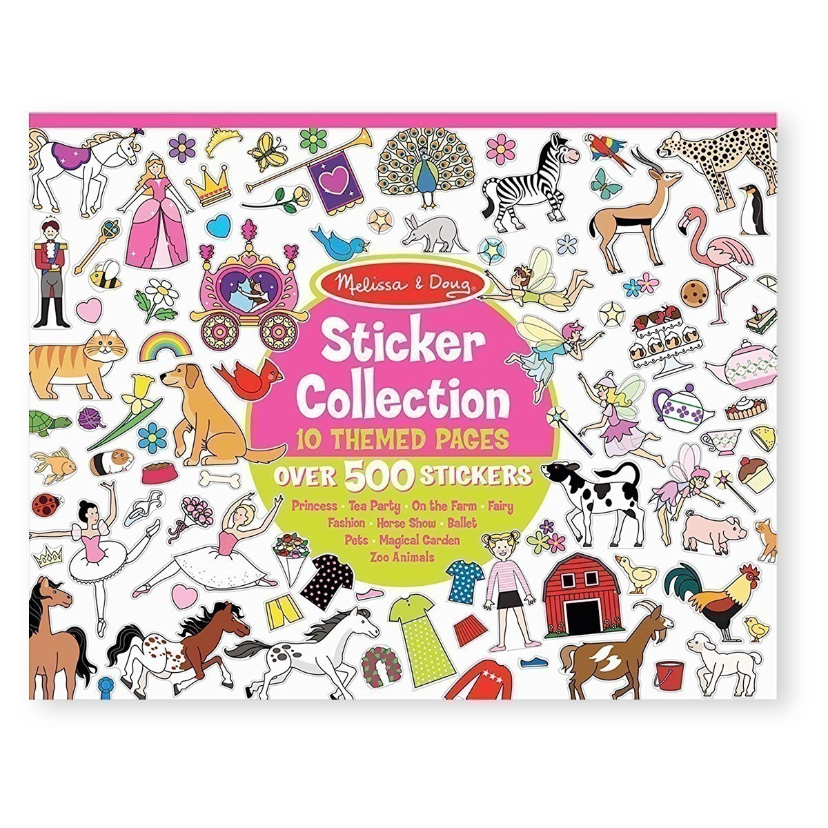 Melissa and Doug - 500 Sticker Collection - 10 Girl Themes