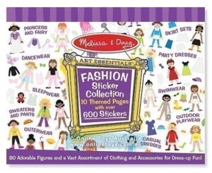 Melissa and Doug - 600 Sticker Collection - 10 Fashion Themes