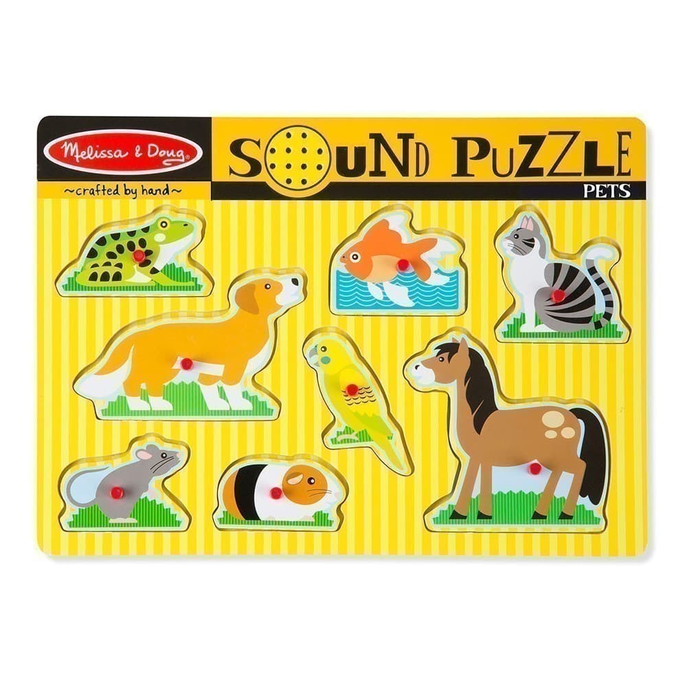 Melissa and Doug - 8 Piece Sound Puzzle - Pets