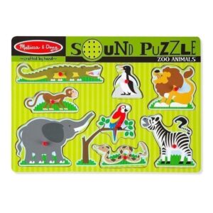 Melissa and Doug - 8 Piece Sound Puzzle - Zoo Animals