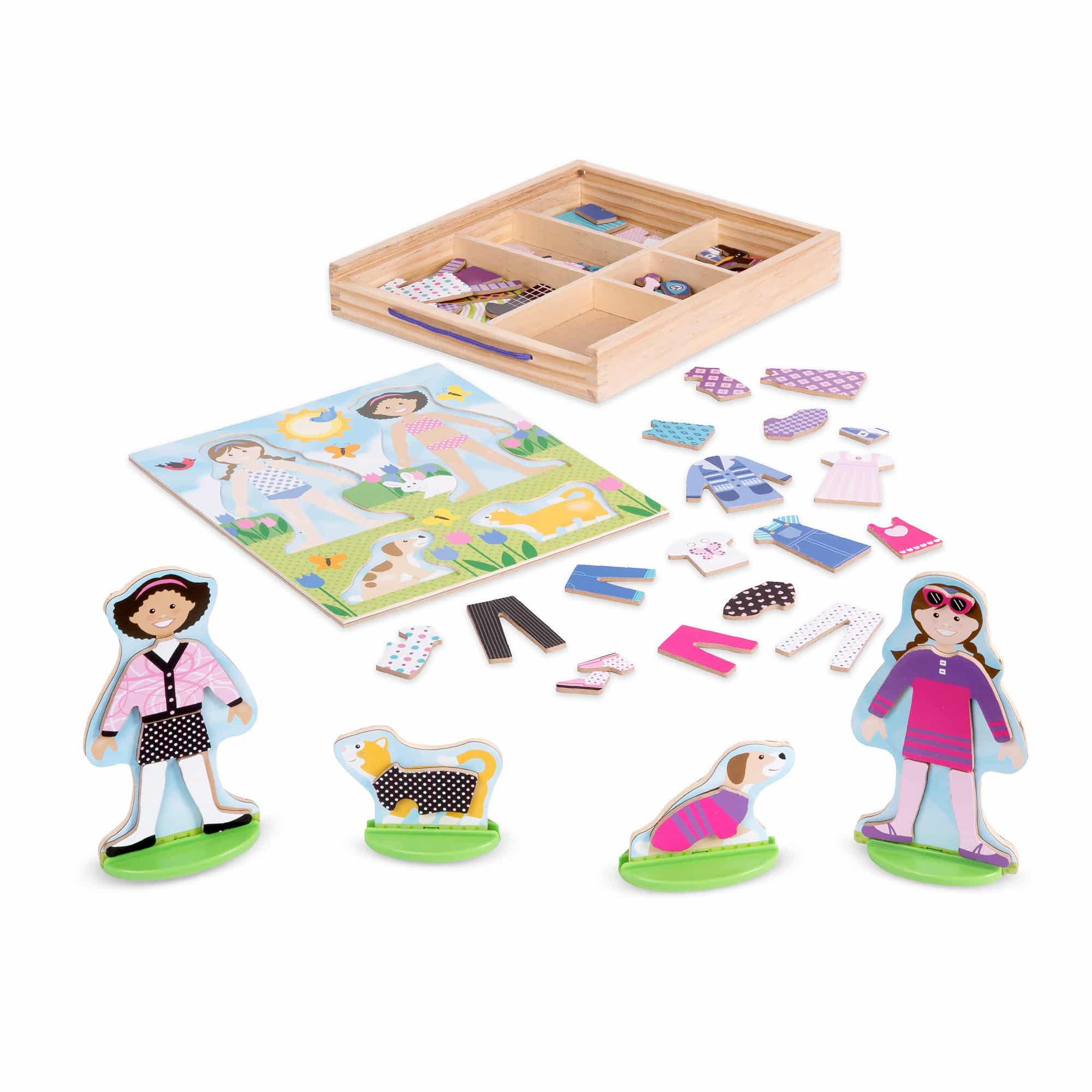 Melissa and Doug - Best Friends Magnetic Dress Up Play Set