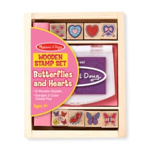 Melissa and Doug - Butterfly and Hearts Stamp Set