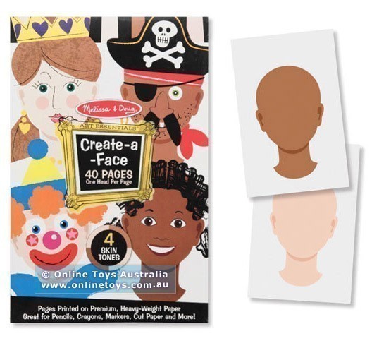 Melissa and Doug - Create-A-Face - 40 Pages