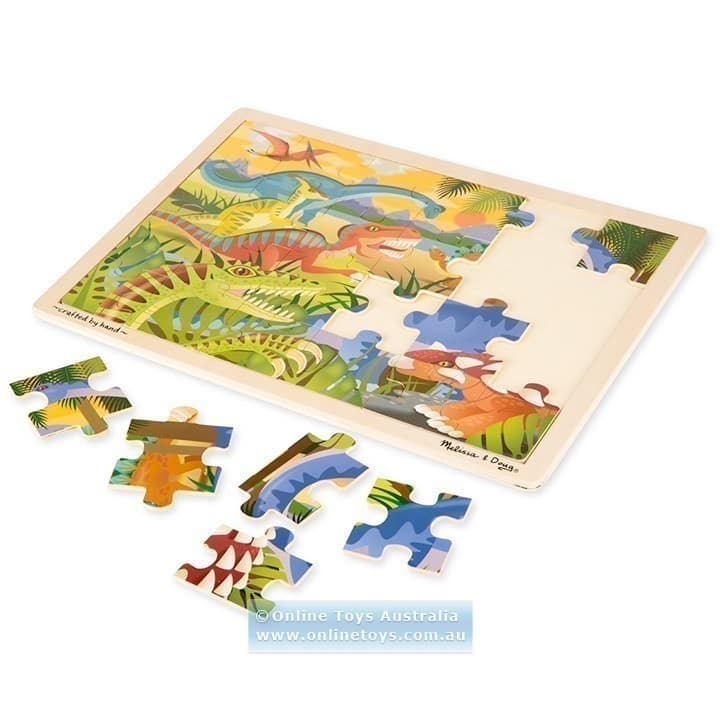 Melissa and Doug - Dinosaurs - 24 Piece Jigsaw Puzzle