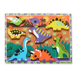 Melissa and Doug - Dinosaurs Chunky Puzzle - 7 Pieces