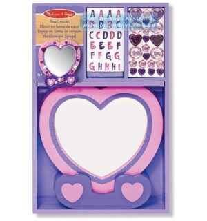 Melissa and Doug - DYO Wooden Heart Mirror