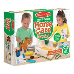 Melissa and Doug - Feed & Groom Horse Care Playset