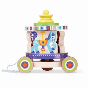 Melissa and Doug - First Play - Carousel Pull Toy