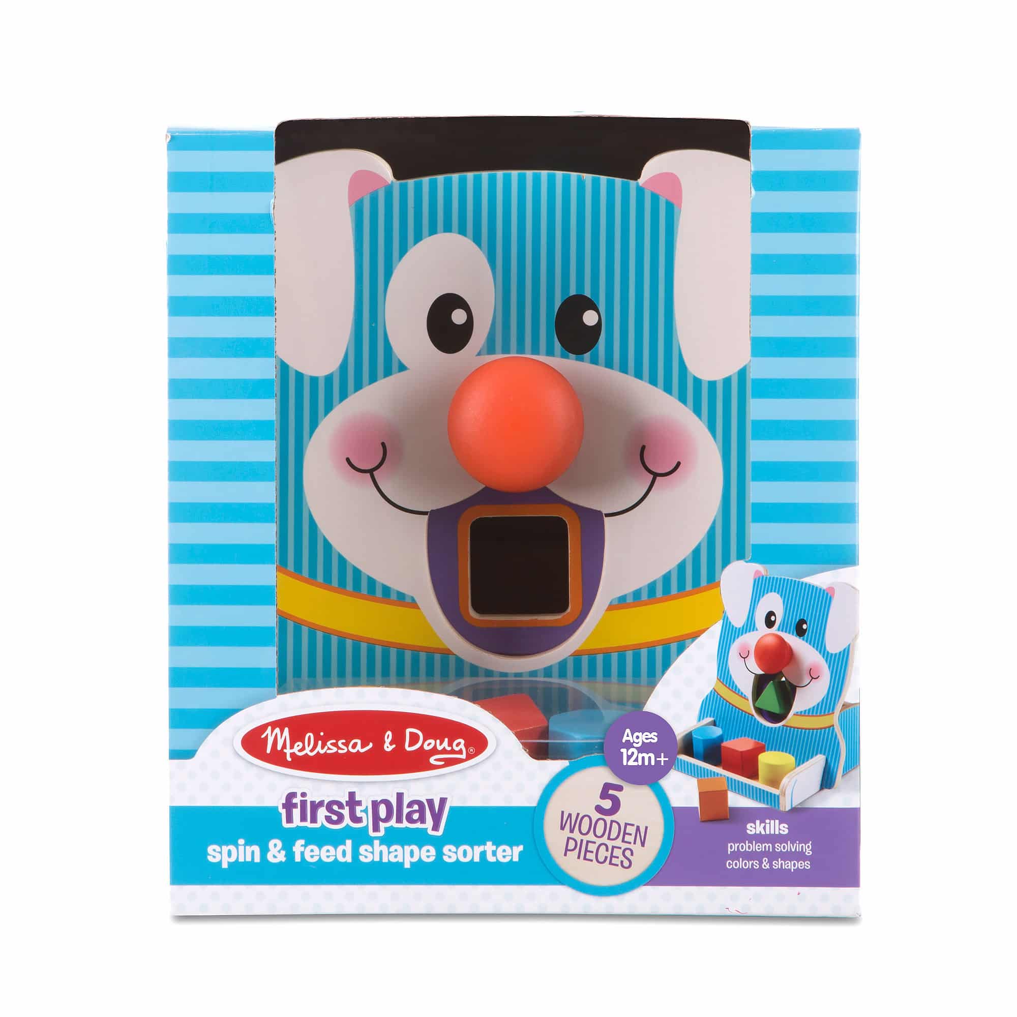 Melissa and Doug - First Play - Spin & Feed Shape Sorter