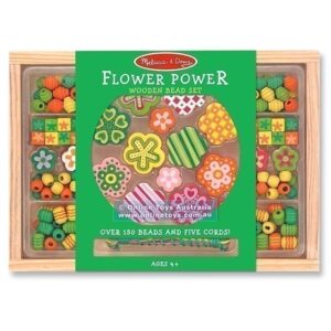 Melissa and Doug - Flower Power Wooden Bead Set
