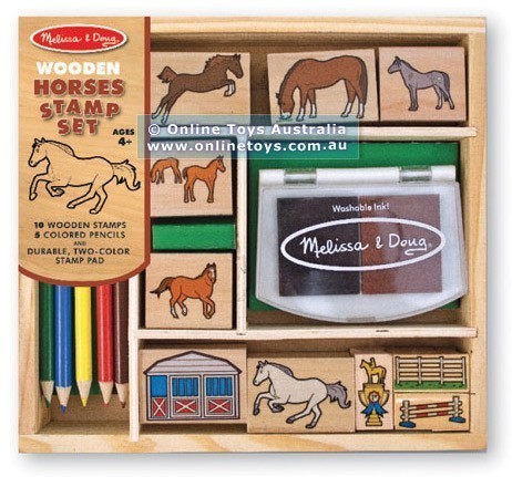 Melissa and Doug - Horses Stamp Set