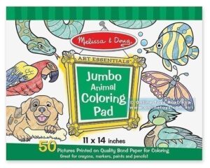 Melissa and Doug - Jumbo Colouring Pad - Animals