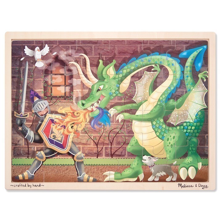 Melissa and Doug - Knight & Dragon - 48 Piece Jigsaw Puzzle