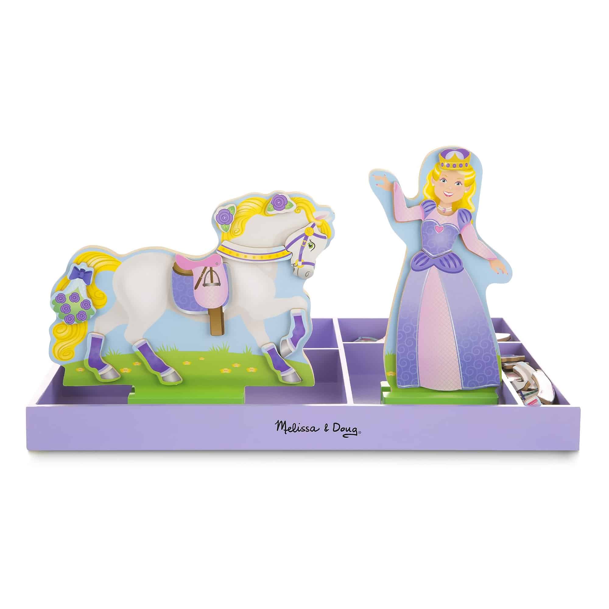 Melissa and Doug - Lila & Lucky Princess & Pony Magnetic Dress-Up Set