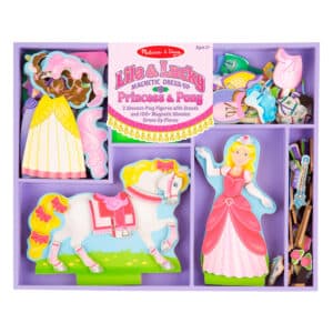 Melissa and Doug - Lila & Lucky Princess & Pony Magnetic Dress-Up Set