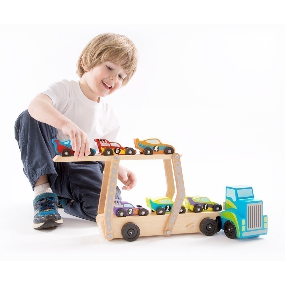 Melissa and Doug - Mega Race Car Carrier