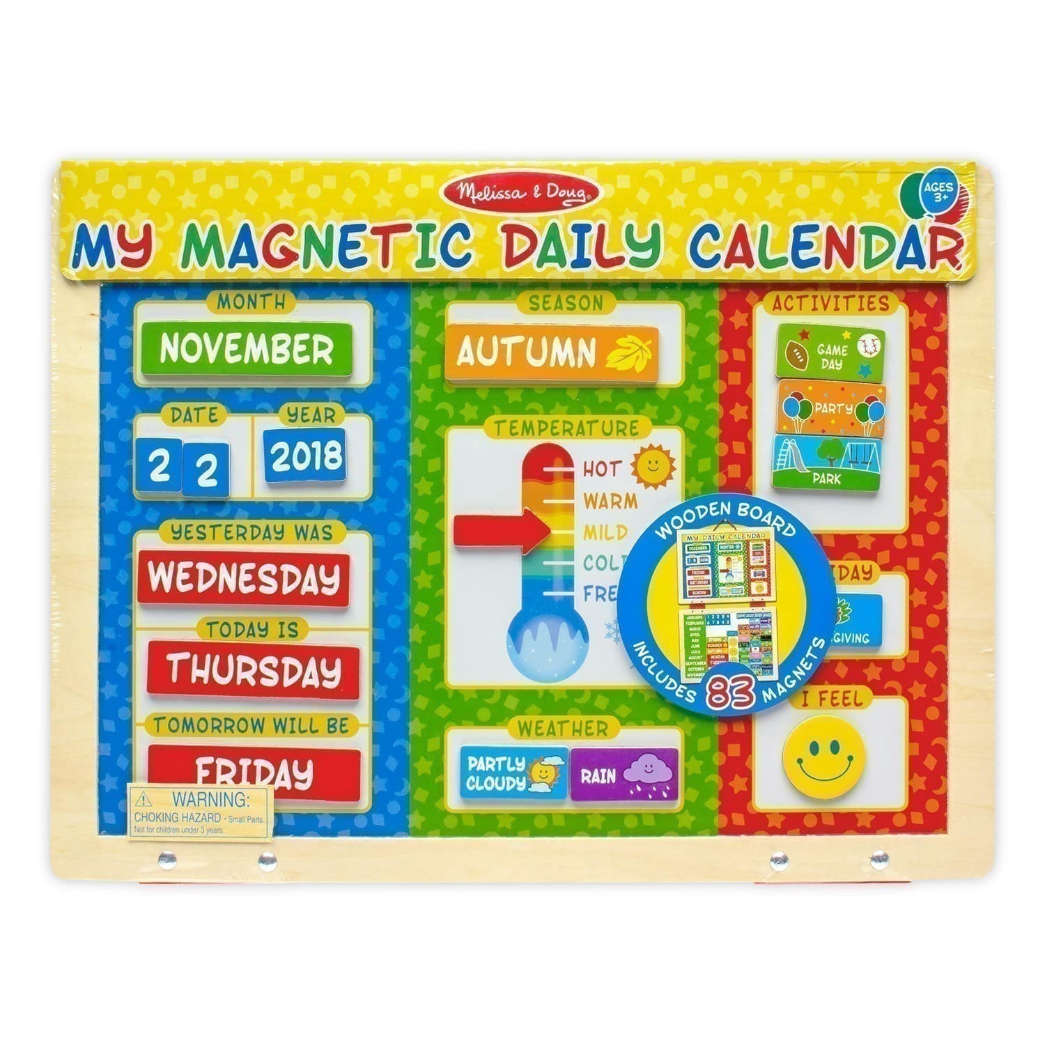 Melissa and Doug My Daily Calendar Online Toys Australia