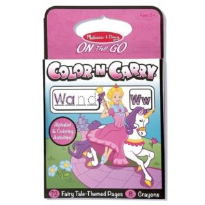 Melissa and Doug - On the Go Colour-N-Carry - Fairytale Themed Colouring Pages