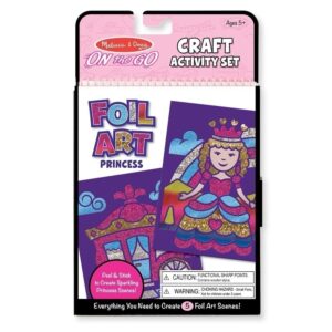 Melissa and Doug - On the Go Foil Art - Princess Craft Activity Set