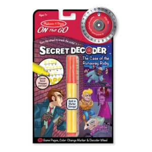 Melissa and Doug - On The Go Secret Decoder - The Case Of The Runaway Ruby