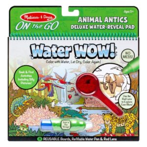 Melissa and Doug - On The Go Water WOW! - Animal Antics Deluxe Water-Reveal Pad
