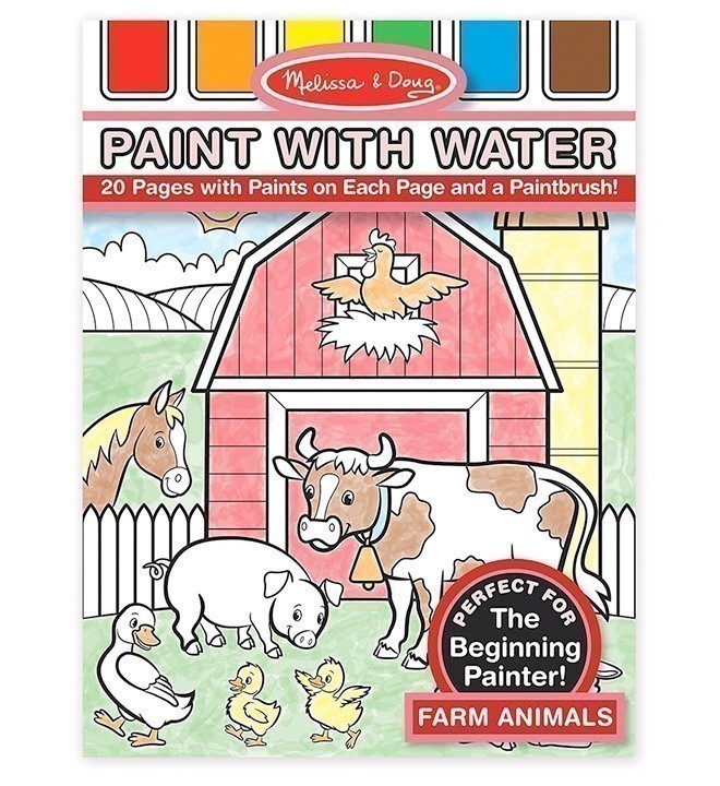 Melissa and Doug - Paint With Water - Farm Animals