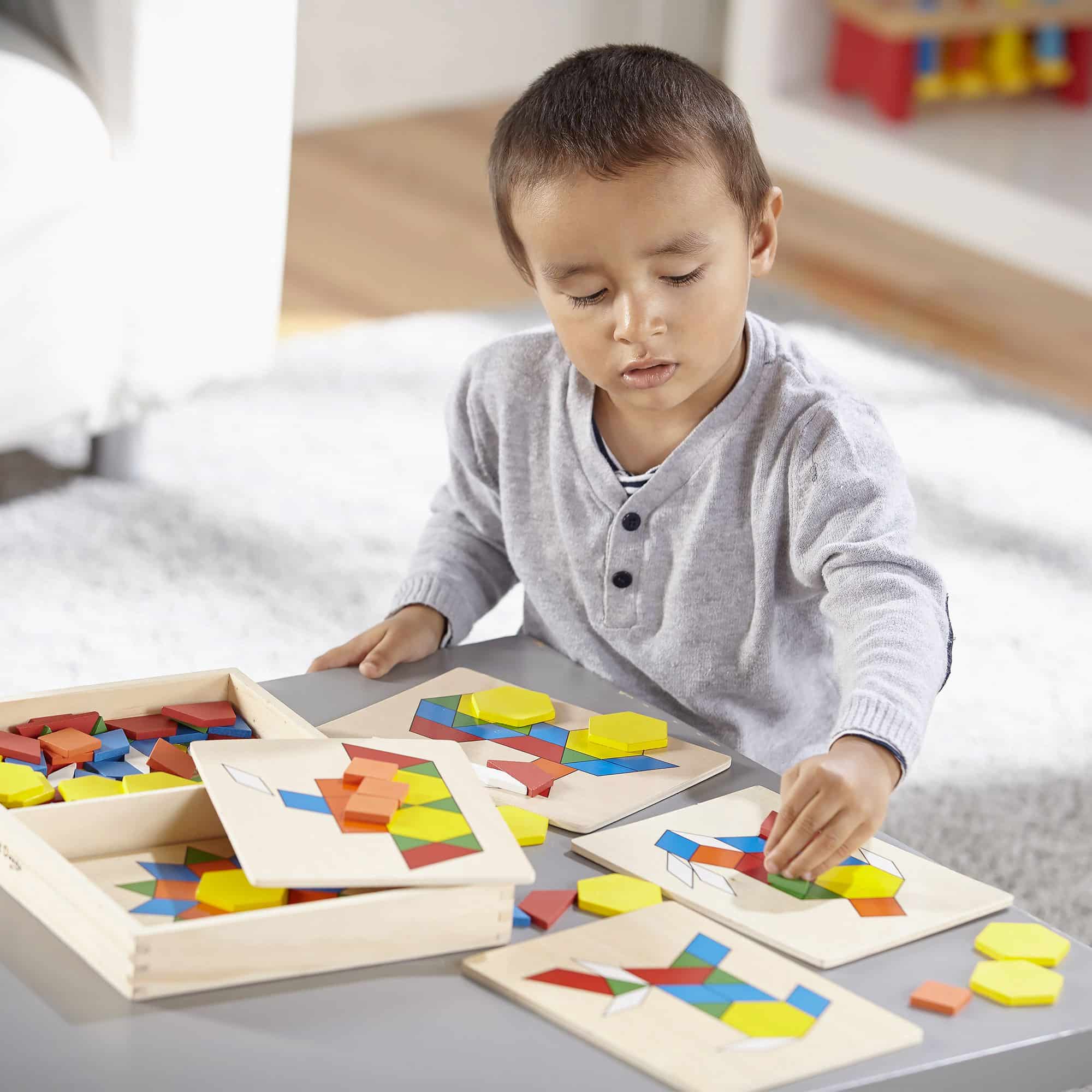 Melissa and Doug - Pattern Blocks and Boards