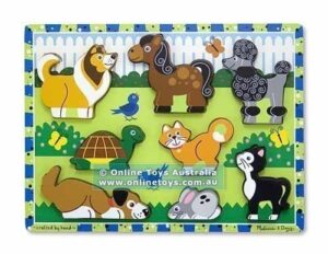 Melissa and Doug - Pets Chunky Puzzle - 7 Pieces