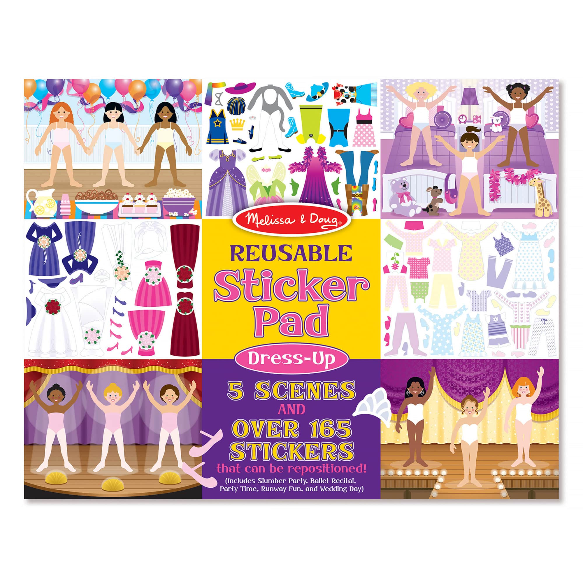 Melissa and Doug - Reusable Sticker Pad - Dress-Up