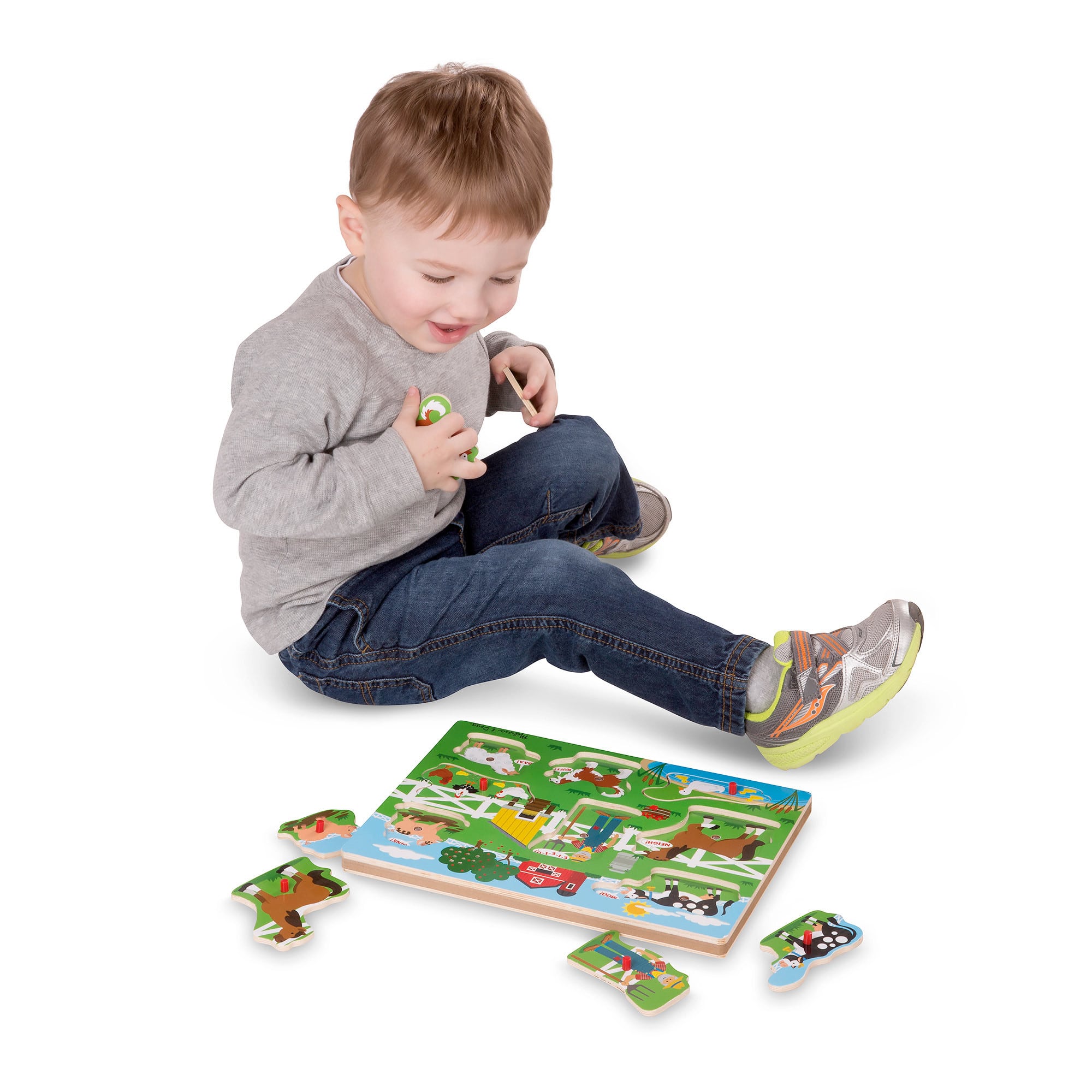 Melissa and Doug - See & Hear Sound Puzzle - Old Macdonals's Farm