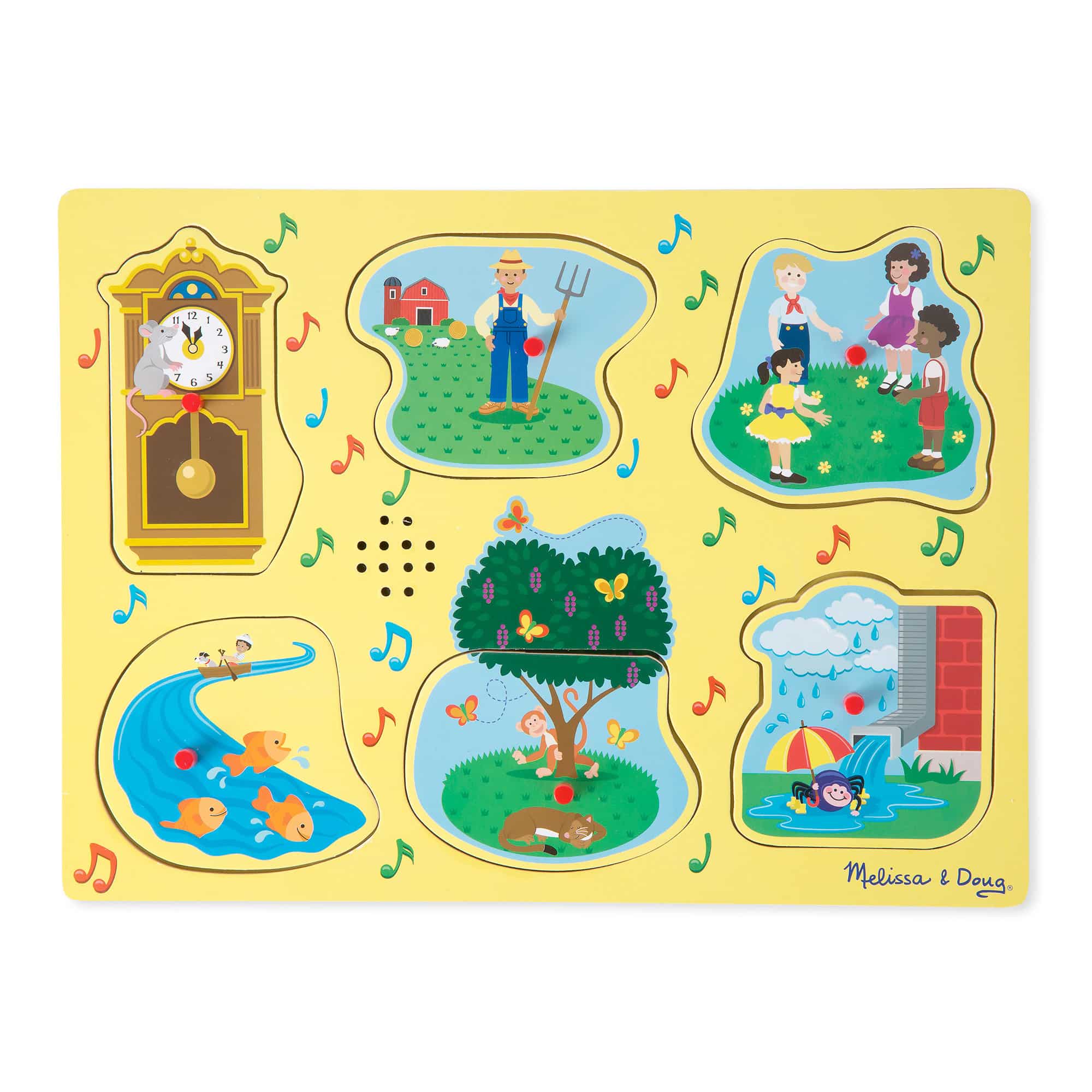 Melissa and Doug - See & Hear Sound Puzzle - Sing-Along Nursery Rhymes