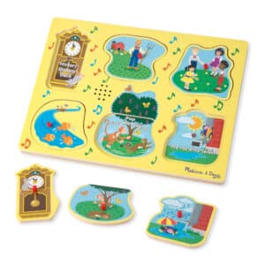 Melissa and Doug - See & Hear Sound Puzzle - Sing-Along Nursery Rhymes
