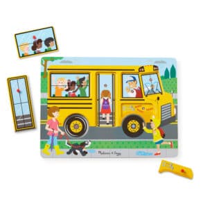 Melissa and Doug - See & Hear Sound Puzzle - The Wheels On The Bus