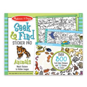 Melissa and Doug - Seek & Find Sticker Pad - Animals