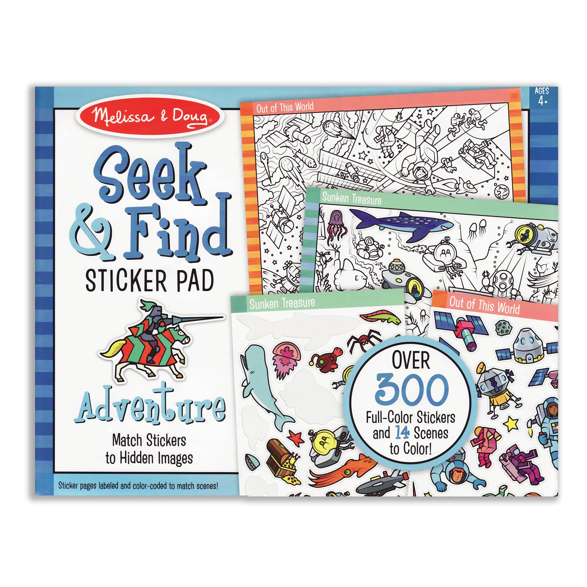 Melissa and Doug - Seek & Find Sticker Pad - Around Town