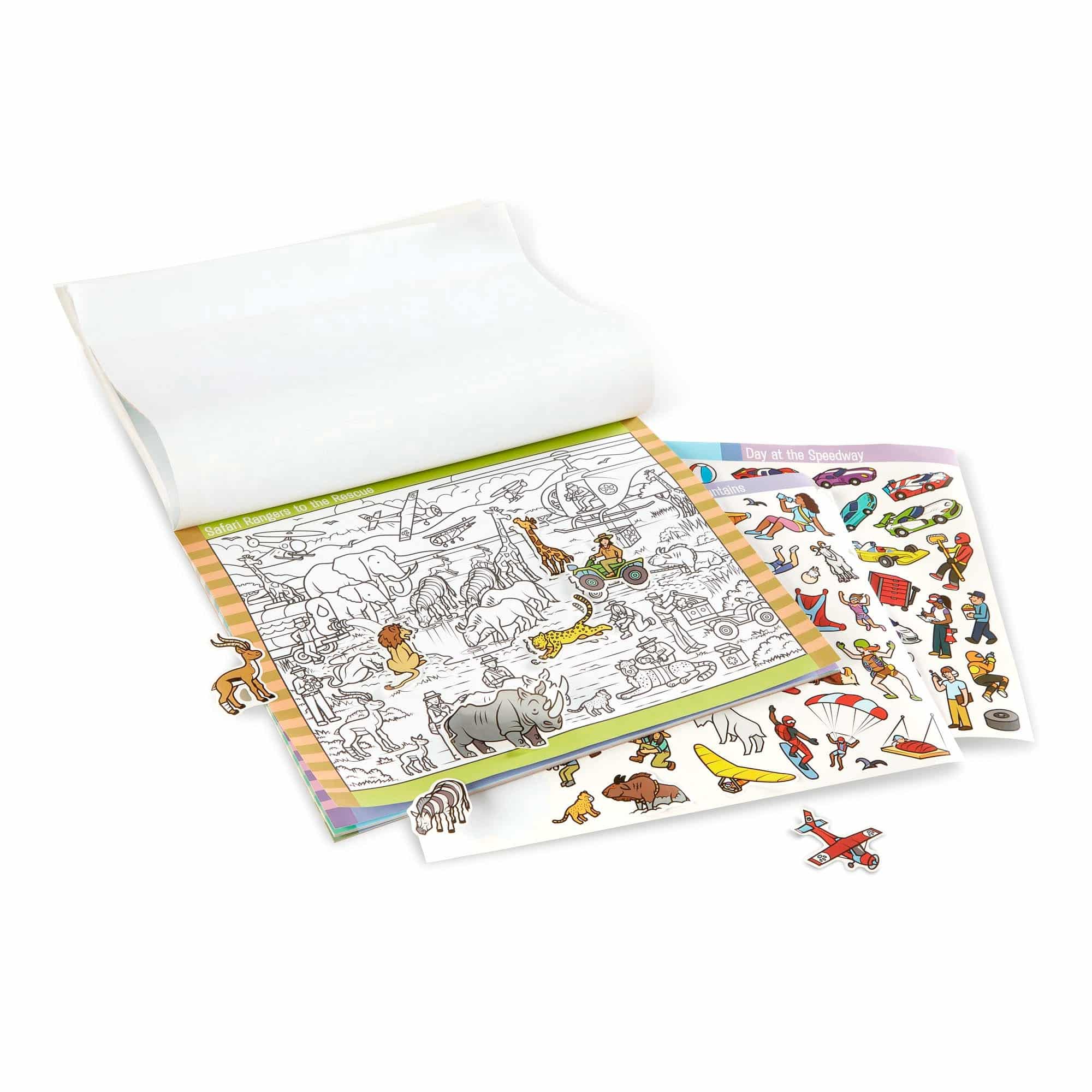 Melissa and Doug - Seek & Find Sticker Pad - Around Town