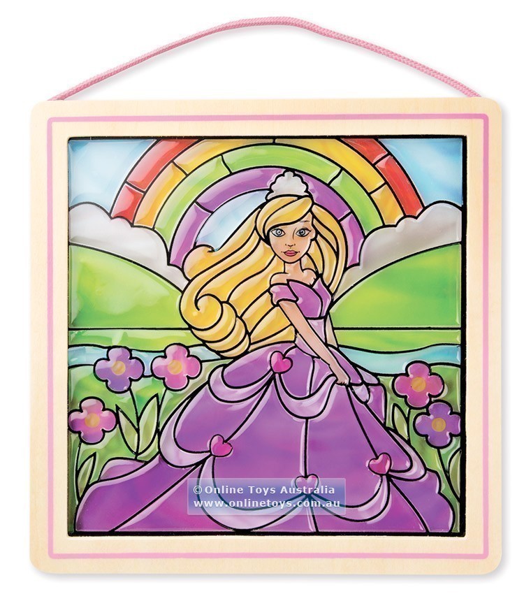 Melissa and Doug - Stained Glass Made Easy - Princess