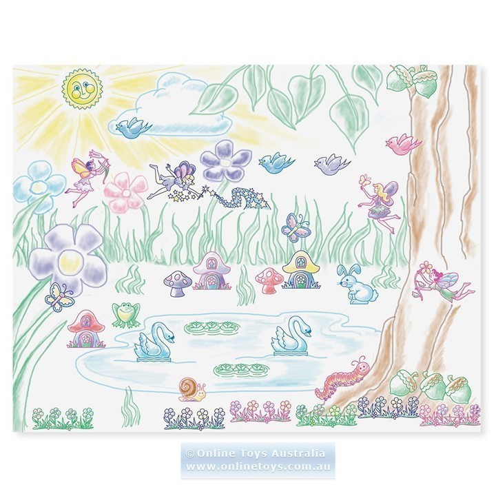 Melissa and Doug - Stamp-a-Scene Fairy Garden