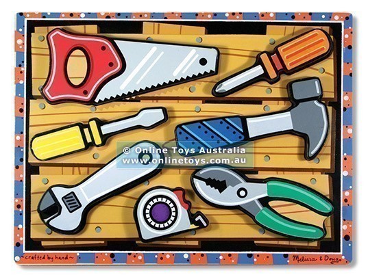 Melissa and Doug - Tools Chunky Puzzle - 7 Pieces