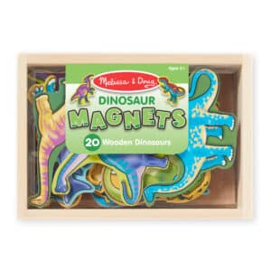 Melissa and Doug - Wooden Dinosaur Magnets - 20 Pieces