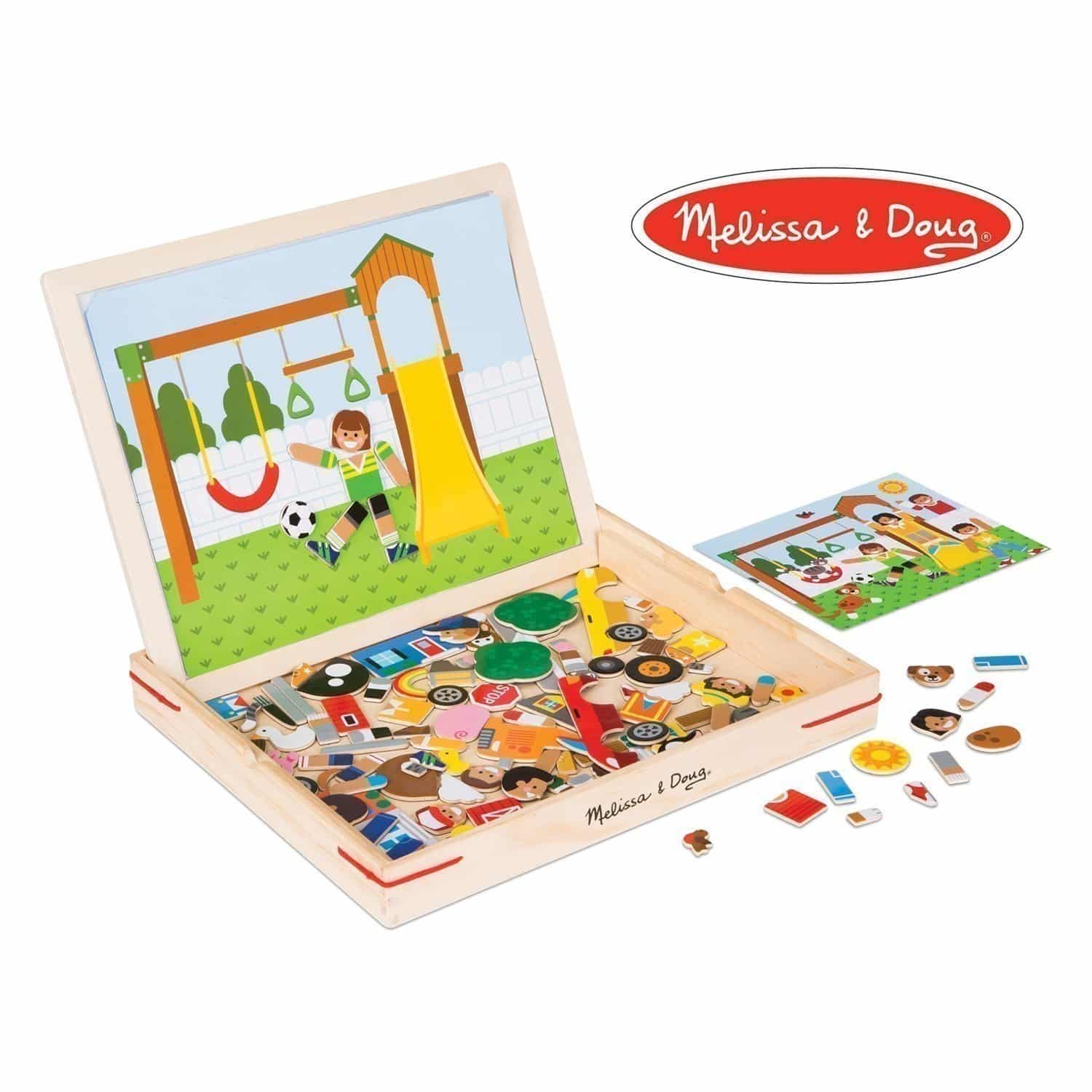 Melissa and Doug - Wooden Magnetic Matching Picture Game