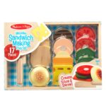 Melissa and Doug - Wooden Sandwich Making Set