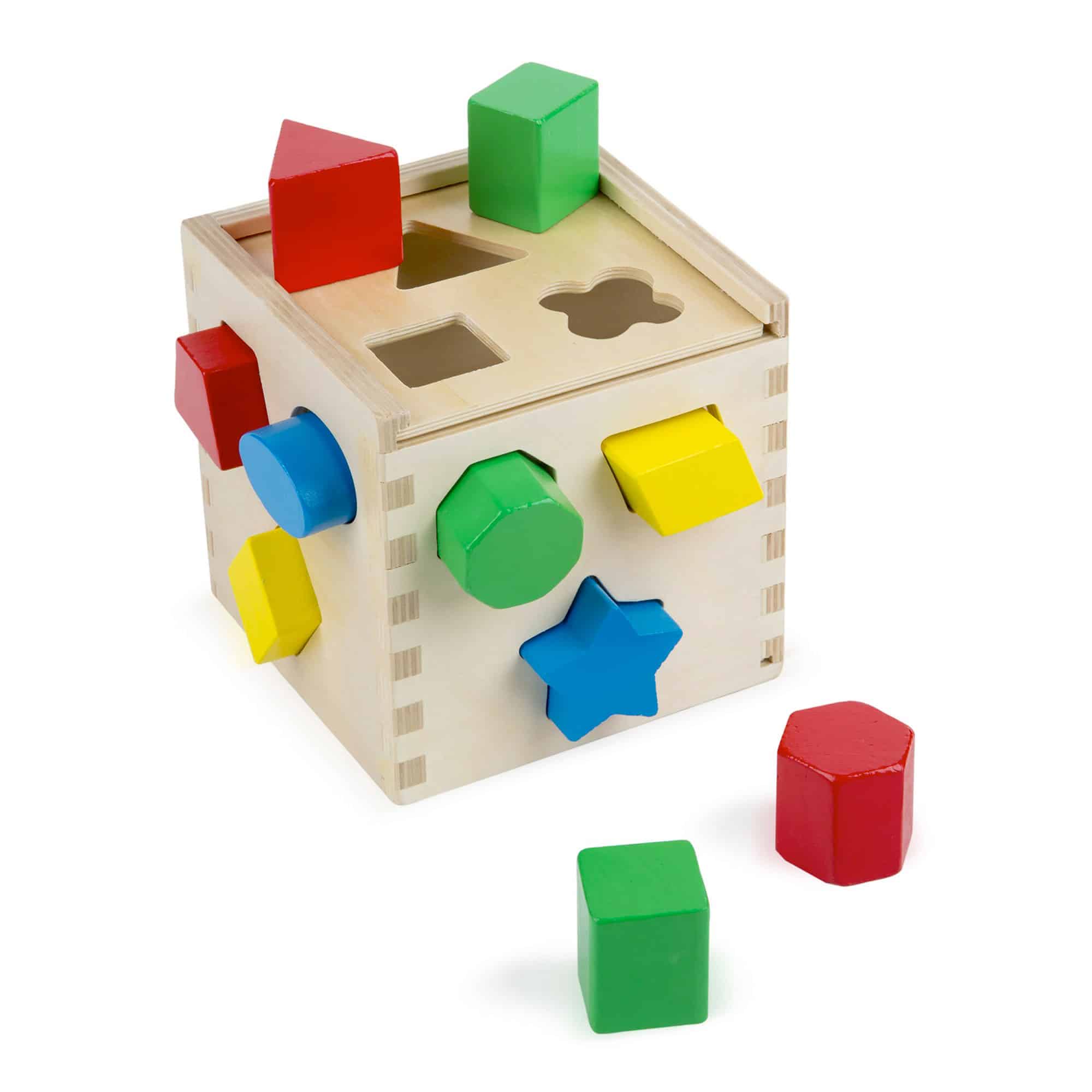 Melissa and Doug - Wooden Shape Sorting Cube